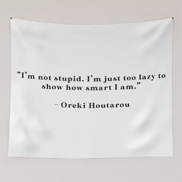 Item preview, Oreki Houtarou - Quote designed and sold by Epicanimequotes.