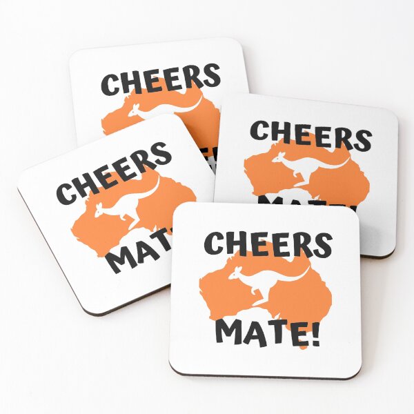 Item preview, Cheers Mate! kangaroo designed and sold by OMdesigns93.