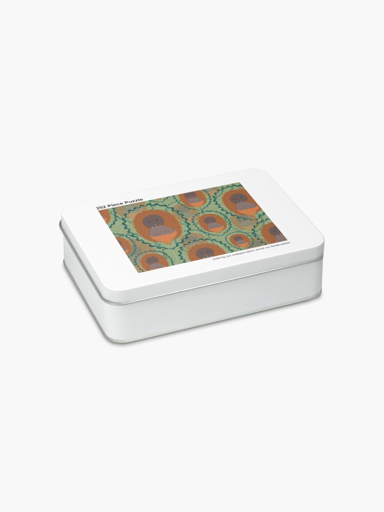 Alternate view of Boho Jungle: Orangutan Jigsaw Puzzle