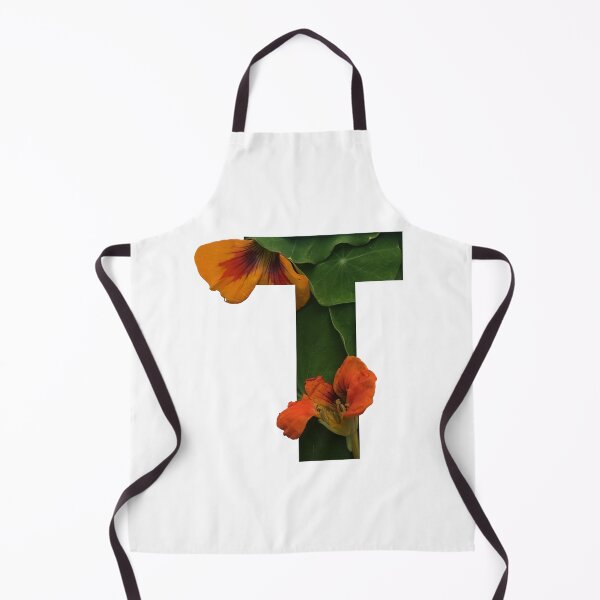 Item preview, Floral Letter T - Tropaeolum Majus - Autumn font designed and sold by Tolarlei.