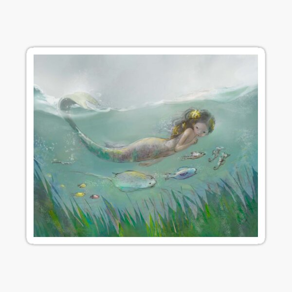 Mermaid and Friends Sticker