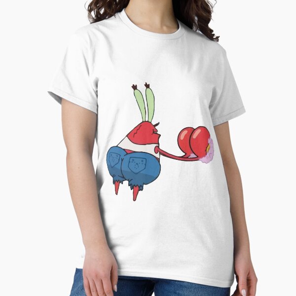 Vista previa del artículo con la obra «Thicc Mr. Krabs - Bob Esponja», diseñado y vendido por NikkiMouse82.