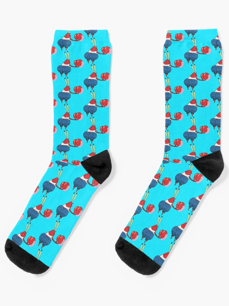 Spongebob Squarepants Mr. Krabs Sub Crew Socks