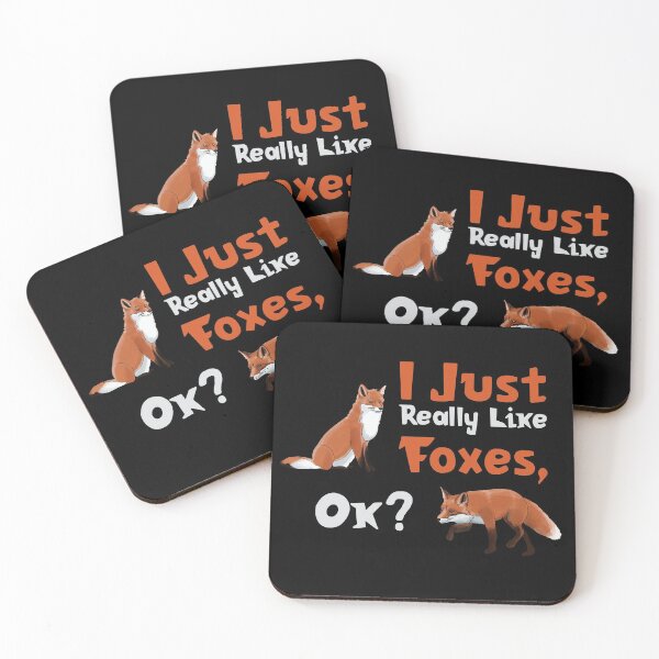 Item preview, I Just Really Like Foxes, Ok? designed and sold by okpinsArtDesign.