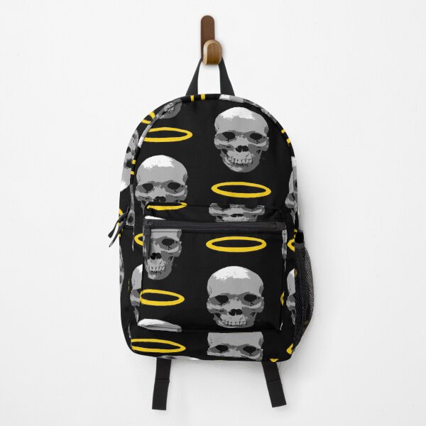 Item preview, dark skull with halo designed and sold by brandon lynch.