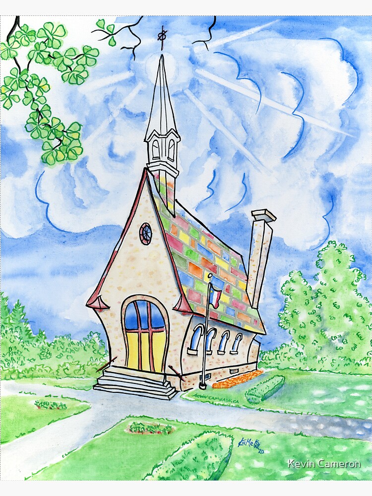 Grande Belle Vue , Grand Pre, Church, Acadian by kevinart1
