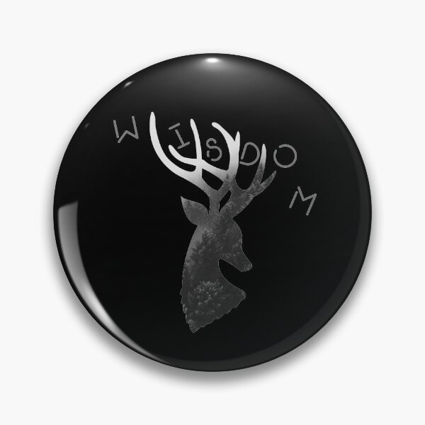 Artikelvorschau, DEER ART SILHOUETTE SNOW FOREST WOODS DER GEIST DER WEISHEIT entworfen und verkauft von TheFirstOne.