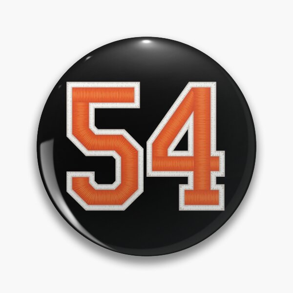 Item preview, Sports Number 54 Jersey fifty-four Orange designed and sold by elhefe.