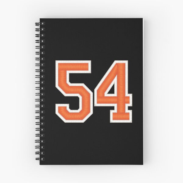 Item preview, Sports Number 54 Jersey fifty-four Orange designed and sold by elhefe.