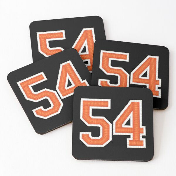 Item preview, Sports Number 54 Jersey fifty-four Orange designed and sold by elhefe.