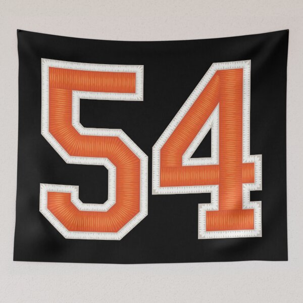Item preview, Sports Number 54 Jersey fifty-four Orange designed and sold by elhefe.
