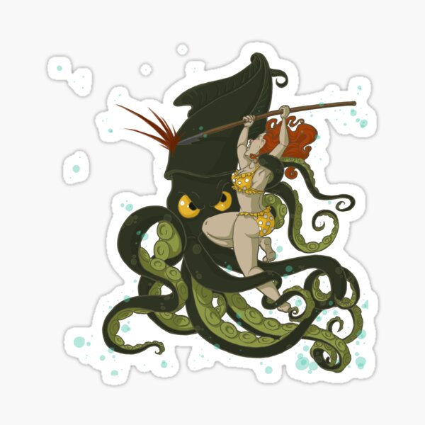 Girl Vs. Nature v2 Sticker