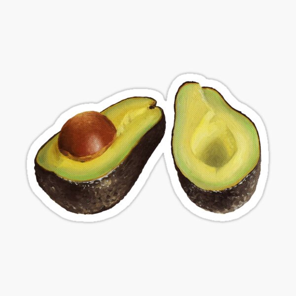 Avocado mood Sticker