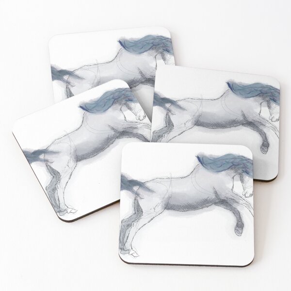 Item preview, Watercolor Blue Horse designed and sold by Scarlet Sung.