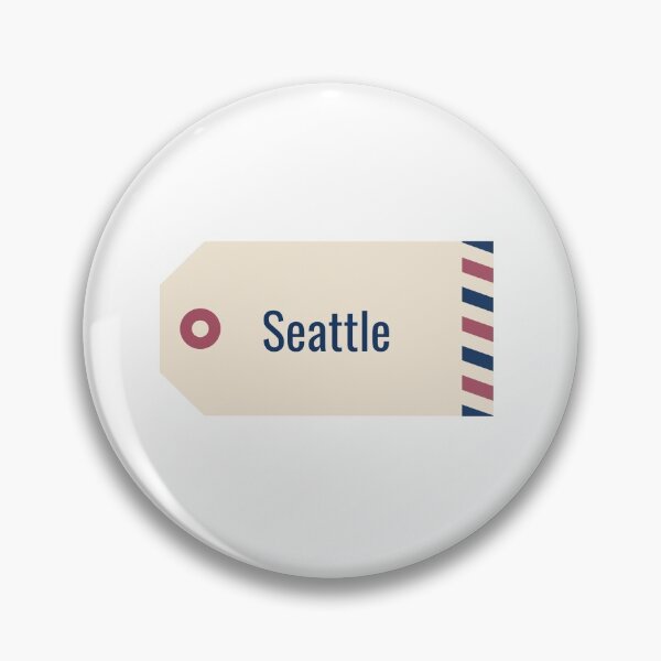 Item preview, Seattle Tag designed and sold by CityCollection.
