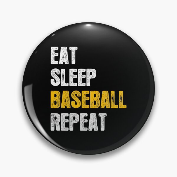 Item preview, Eat Sleep Baseball Repeat Funny Gift designed and sold by ElBeDesigns.