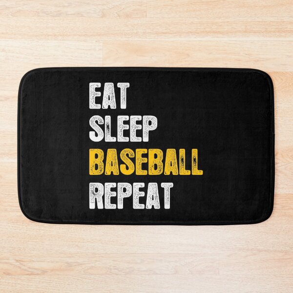 Item preview, Eat Sleep Baseball Repeat Funny Gift designed and sold by ElBeDesigns.