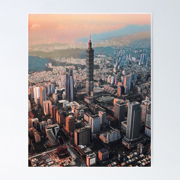 Item preview, Taipei Skyline designed and sold by SofiaStutio.