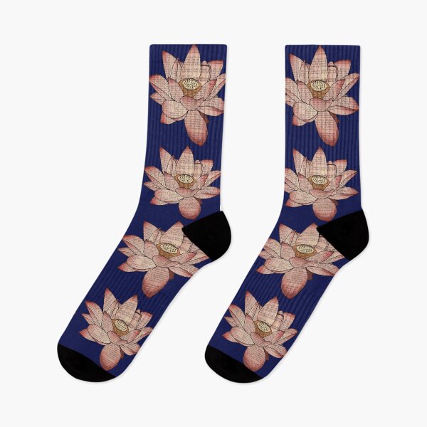 Item preview, Pink Lotus Flower on Vintage Newspaper designed and sold by Koalaslifestyle.