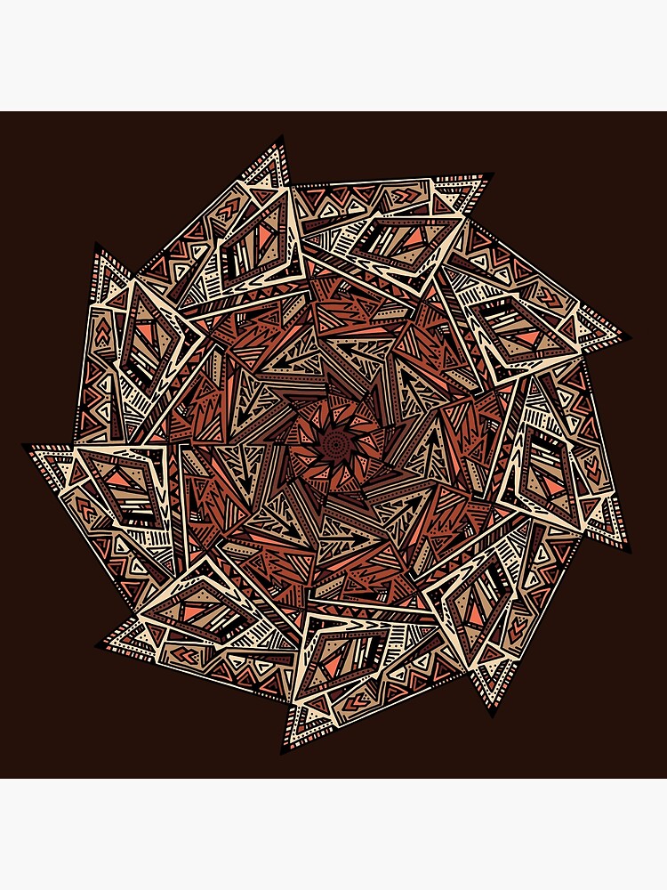 Tribal Edgeicon Mandala by akayeart
