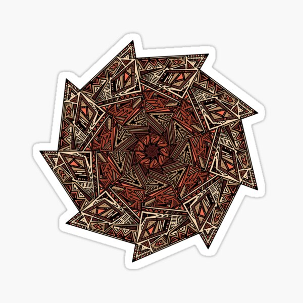 Tribal Edgeicon Mandala Sticker