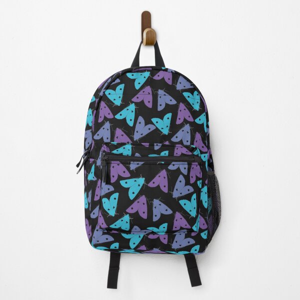 Item preview, Purple/blue moth fun pattern , cancer fundraiser designed and sold by A Sweet Fragrance Art.