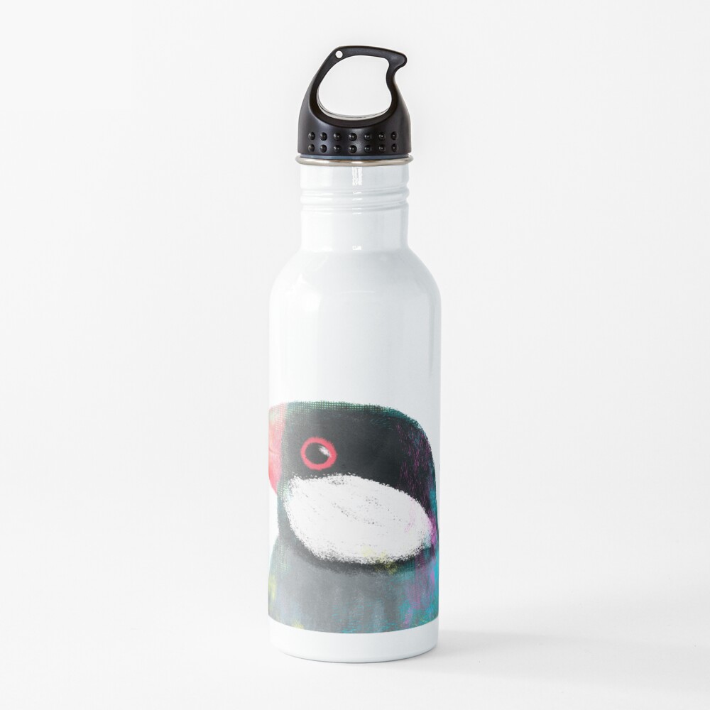 Java Sparrow Bird Water Bottle