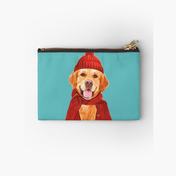 Item preview,  Golden Retriever t-shirt design, lover best friend, Labrador Retriever Wear A red Scarf & Winter Hat designed and sold by A7med-Design.