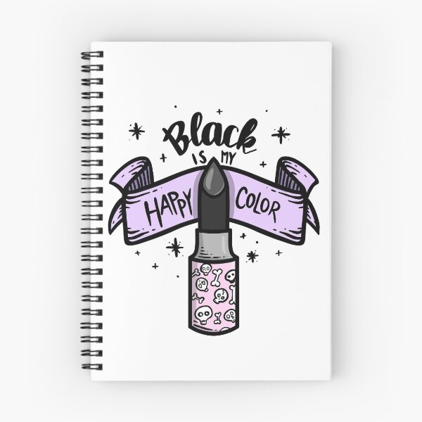 Item preview, Black is my happy color, pastel goth design designed and sold by Sonyque.