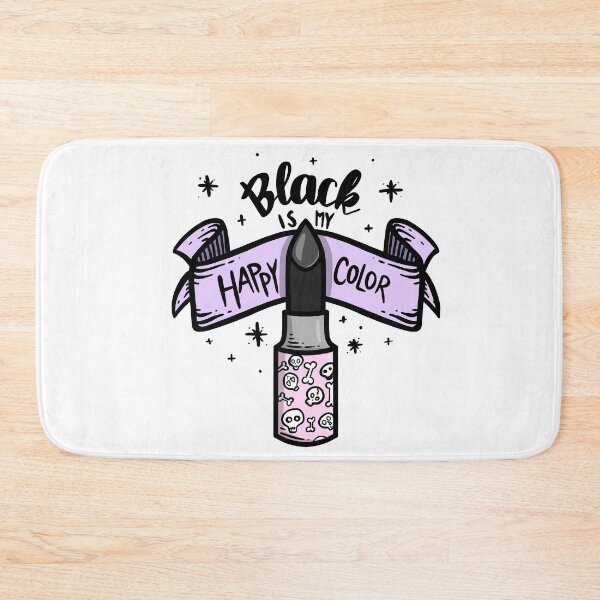 Item preview, Black is my happy color, pastel goth design designed and sold by Sonyque.