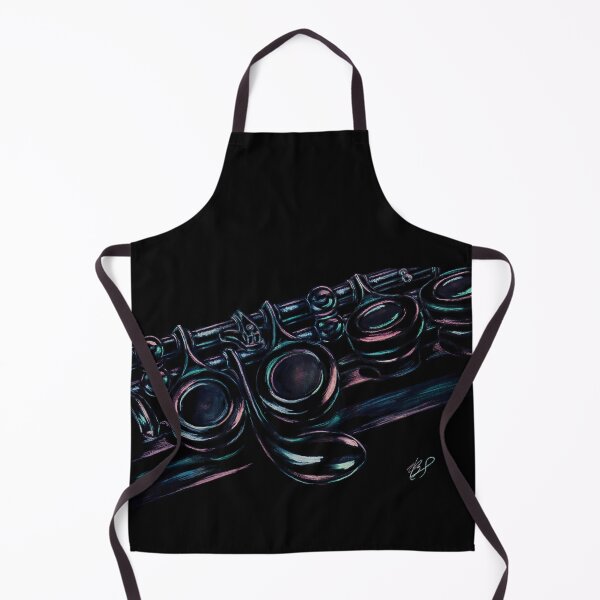 Item preview, Moonlight flute. Dry pastel on black designed and sold by MindMirror.