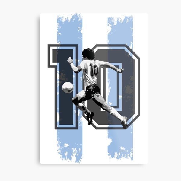 Maradona Metal Print
