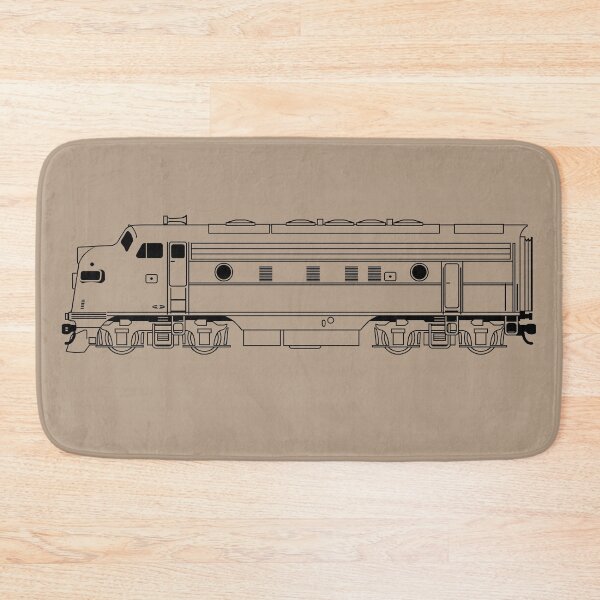 Item preview, EMD F-7 blueprint in black designed and sold by new-yawn.