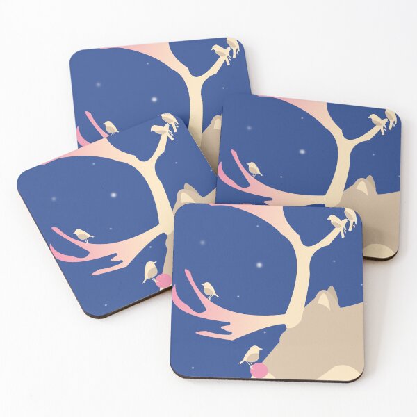 Item preview, The birds and reindeer on Christmas Night designed and sold by Artemixtravel.