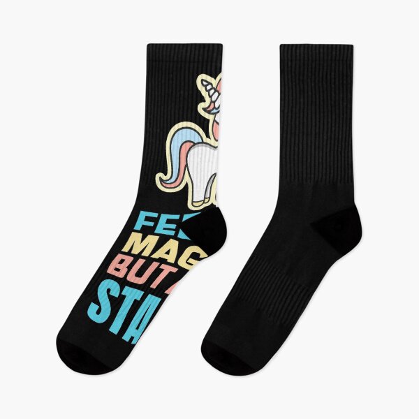 Item preview, Feeling Magical But Also Stabby - Funny Unicorn designed and sold by jacks-tees.