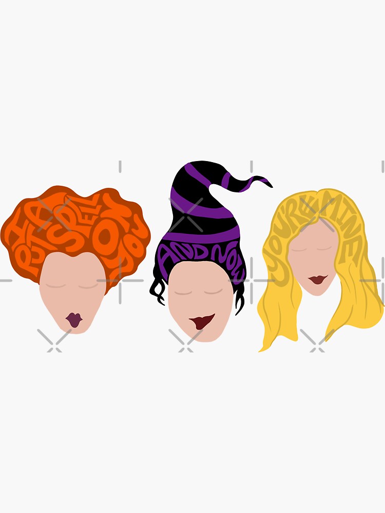 "Sanderson sisters" Sticker for Sale by Jack00 Redbubble