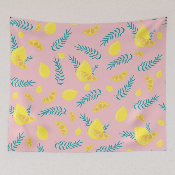 Item preview, summer bright seamless pattern with ripe sour lemons designed and sold by KaterynaKet.
