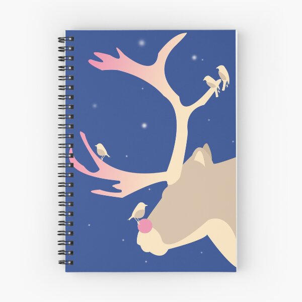 Item preview, The birds and reindeer on Christmas Night designed and sold by Artemixtravel.