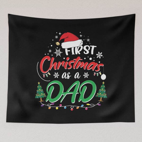 Item preview, First Christmas as a Dad Funny 1st Christmas Gifts for New Dad Daddy  designed and sold by clothesy7.
