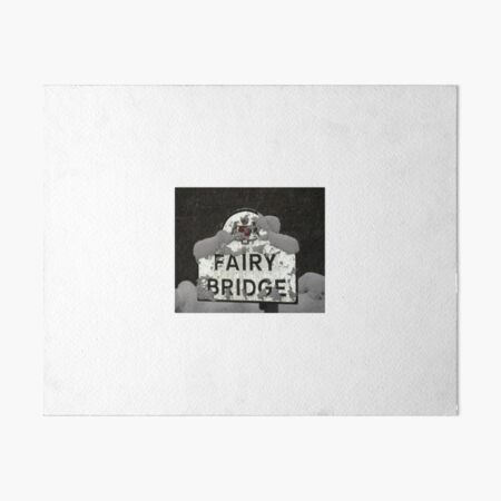 Item preview, Fairy Bridge sign designed and sold by Dottiedebs.