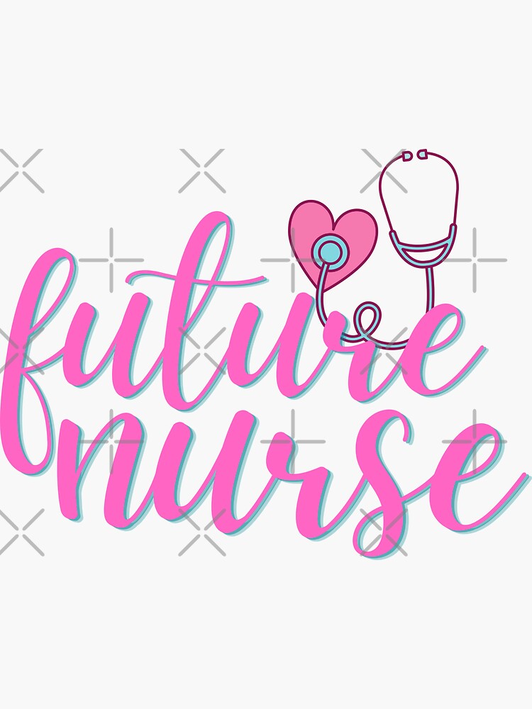 Nurse Doctor Nursing Hospital Medical Love Heart Sticker
