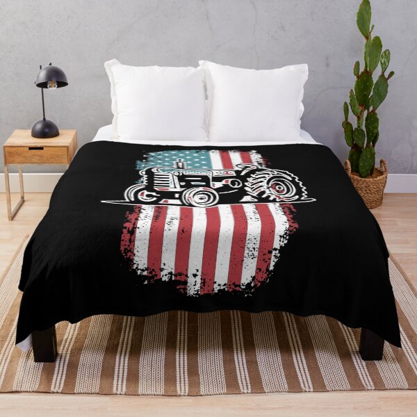 Item preview, Tractor Patriotic American Flag Farm  designed and sold by Vanover Designs.