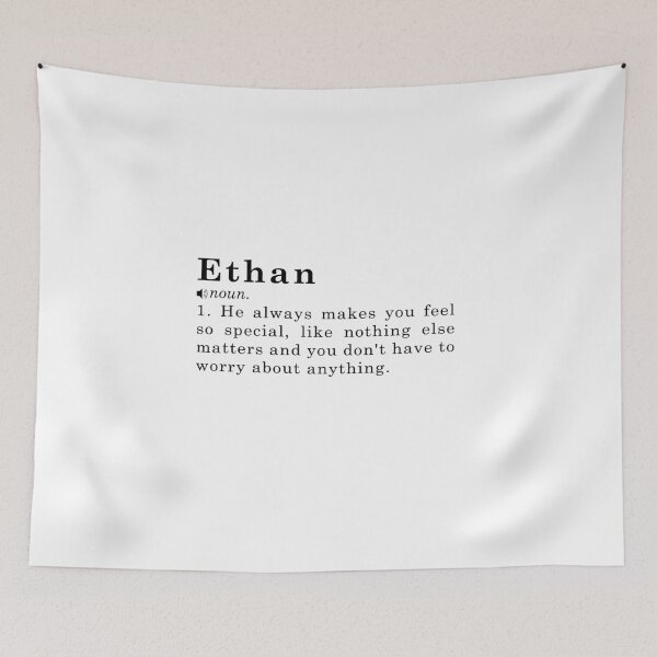 Item preview, Ethan Name Definition Meaning designed and sold by peachyline.