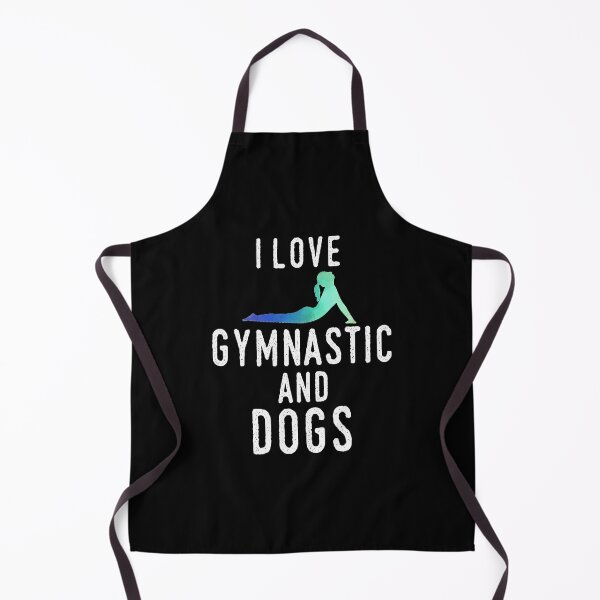 Item preview, I love gymnastics and dogs designed and sold by ElBeDesigns.