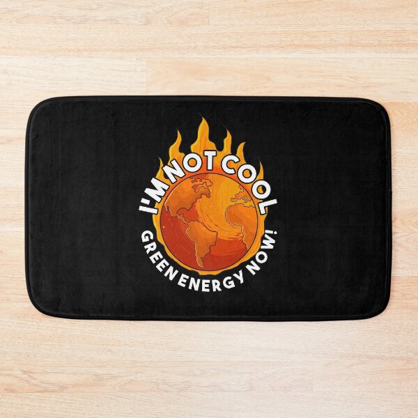 Item preview, Green energy now - Burning planet Earth day designed and sold by majuga.