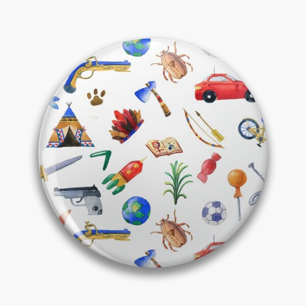 Item preview, Pattern with boys' favorite toys, for children designed and sold by fiolika.