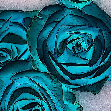 Artwork thumbnail, Blue Roses by Joy Rector