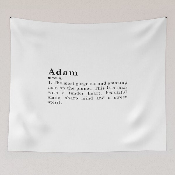 Item preview, Adam Name Definition Meaning designed and sold by peachyline.