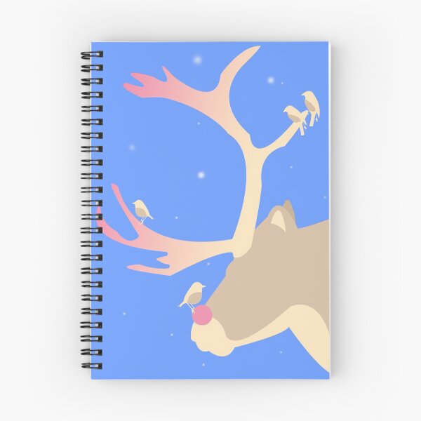 Item preview, The birds and Reindeer on Christmas Day designed and sold by Artemixtravel.