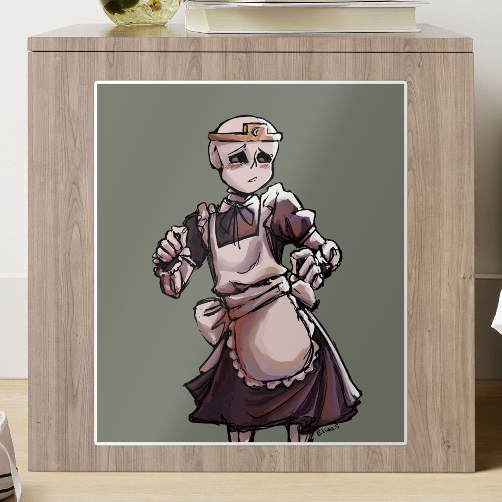 Passive Nightmare in a Maid Costume | Greeting Card